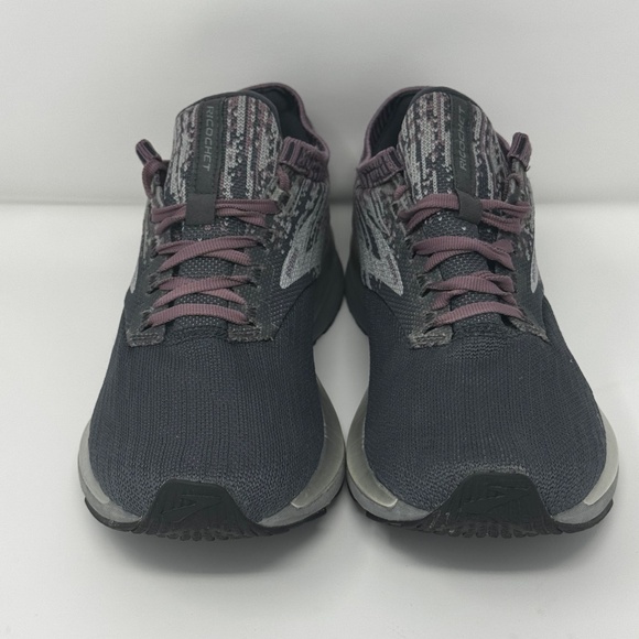 Brooks Ricochet Running Shoes | Women’s Size 9.5 Granite/Plum - Picture 3 of 7